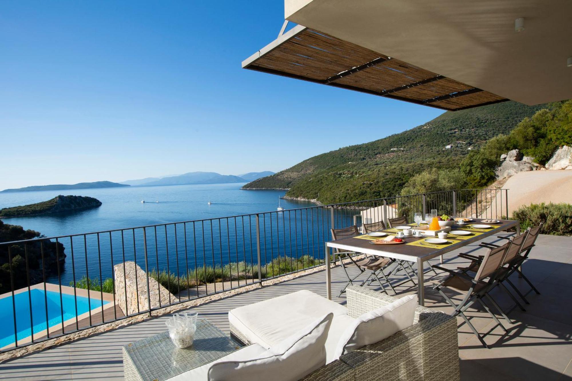 Villa Kastos - Stylish Luxury Villa With Direct Sea Access Sívota Exterior photo